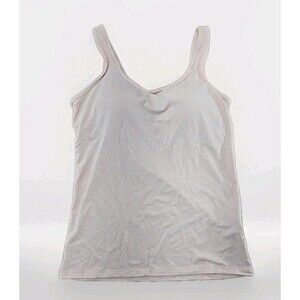 AIRism Tank Top Women's Medium Pale Peach Bust 35-37 Built In Bra Lightly Padded